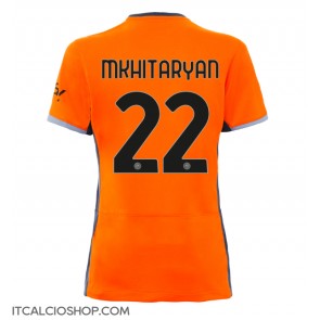Inter Milan Henrikh Mkhitaryan #22 Terza Maglia Femmina 2023-24 Manica Corta